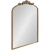 Decorative Mirrors-Kirkland's Home Arendahl Arched Mirror, 24X36 In. Gold