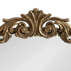 Decorative Mirrors-Kirkland's Home Arendahl Arched Mirror, 24X36 In. Gold