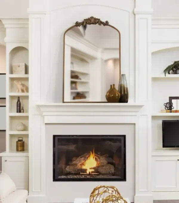 Decorative Mirrors-Kirkland's Home Arendahl Arched Mirror, 24X36 In. Gold