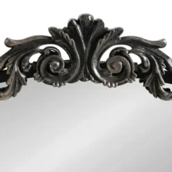 Decorative Mirrors-Kirkland's Home Arendahl Arched Mirror, 24X36 In. Black