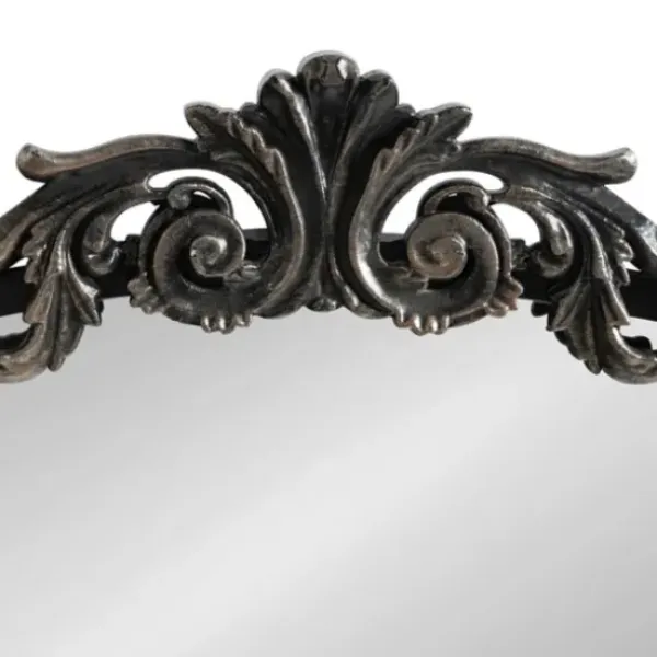 Decorative Mirrors-Kirkland's Home Arendahl Arched Mirror, 24X36 In. Black