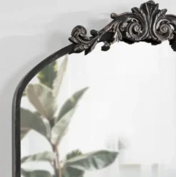 Decorative Mirrors-Kirkland's Home Arendahl Arched Mirror, 24X36 In. Black
