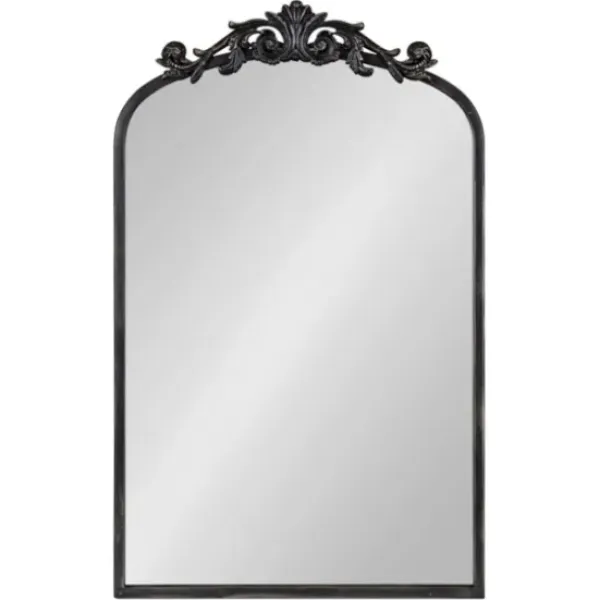 Decorative Mirrors-Kirkland's Home Arendahl Arched Mirror, 19X31 In. Black