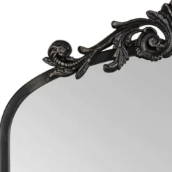 Decorative Mirrors-Kirkland's Home Arendahl Arched Mirror, 19X31 In. Black