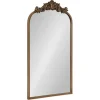 Decorative Mirrors-Kirkland's Home Arendahl Arched Mirror, 19X31 In. Gold