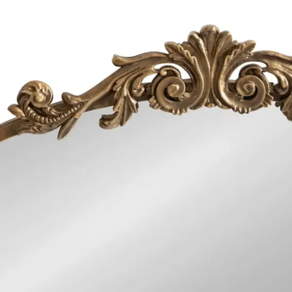 Decorative Mirrors-Kirkland's Home Arendahl Arched Mirror, 19X31 In. Gold