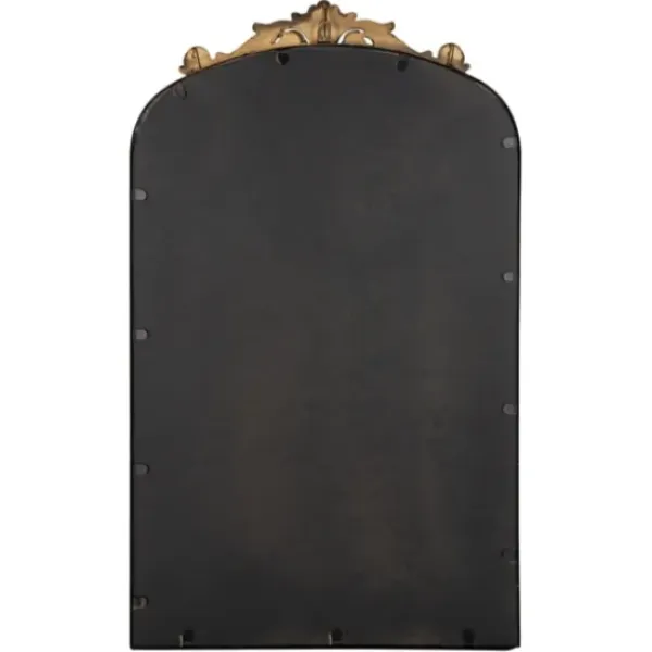 Decorative Mirrors-Kirkland's Home Arendahl Arched Mirror, 19X31 In. Gold