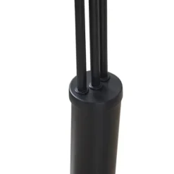 Floor Lamps-Kirkland's Home 3-Arm Adjustable Floor Lamp Black