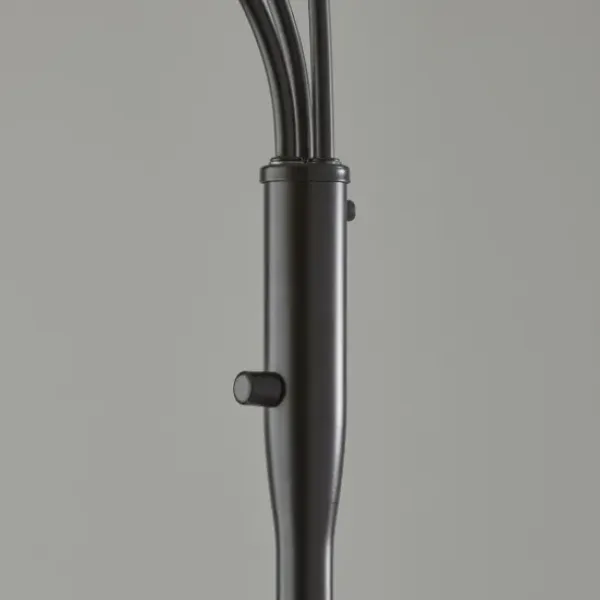 Floor Lamps-Kirkland's Home 3-Arm Arc Floor Lamp Tan