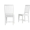 Dining Chairs-Kirkland's Home Armless Slat Back 2-Pc. Dining Chair Set White