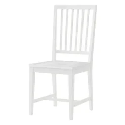 Dining Chairs-Kirkland's Home Armless Slat Back 2-Pc. Dining Chair Set White