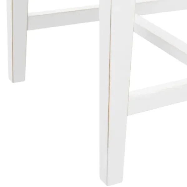 Dining Chairs-Kirkland's Home Armless Slat Back 2-Pc. Dining Chair Set White