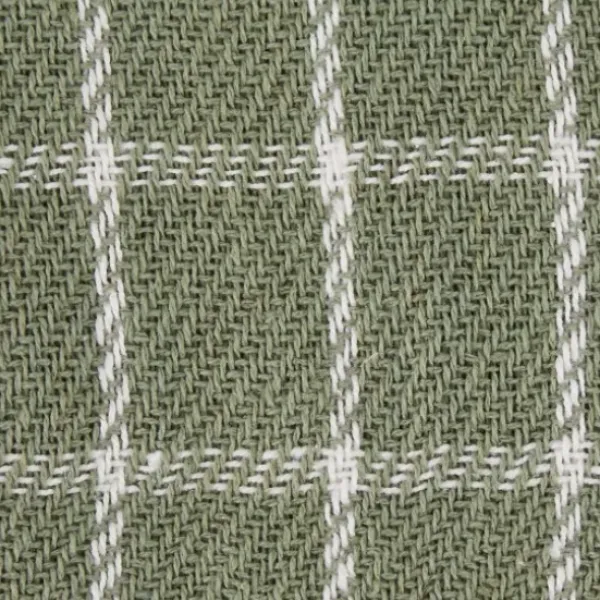 Blankets & Throws-Kirkland's Home Artichoke Plaid Fringed Throw Green