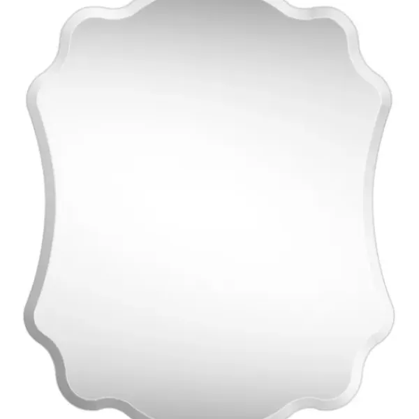 Decorative Mirrors-Kirkland's Home Ashley Scallop Edge Beveled Mirror