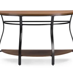 Console Tables-Kirkland's Home Ashlie Curved 2-Tier Console Table