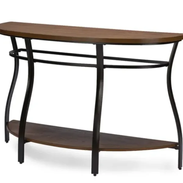 Console Tables-Kirkland's Home Ashlie Curved 2-Tier Console Table