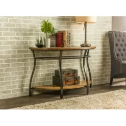 Console Tables-Kirkland's Home Ashlie Curved 2-Tier Console Table
