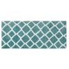 Bathroom Rugs-Kirkland's Home Asymmetrical Cotton Bath Mat, 45 In. Gray