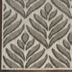 Outdoor Rugs-Kirkland's Home Auckland Chevron Outdoor Area Rug, 5X7 Blue