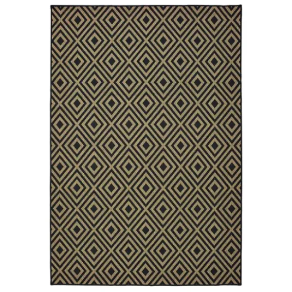 Outdoor Rugs-Kirkland's Home Auckland Damask Outdoor Area Rug, 5X7 Gray