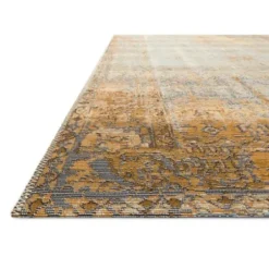 Outdoor Rugs-Kirkland's Home Auckland Damask Outdoor Runner, 2X7 Gray
