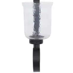 Sconces-Kirkland's Home Axel Black Iron Scroll Sconce