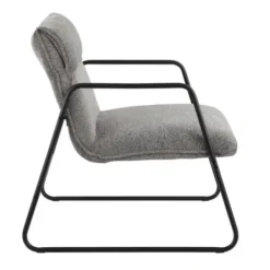 Accent Chairs-Kirkland's Home Axel Noise Industrial Accent Chair Gray