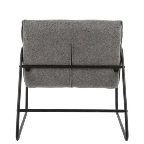 Accent Chairs-Kirkland's Home Axel Noise Industrial Accent Chair Gray