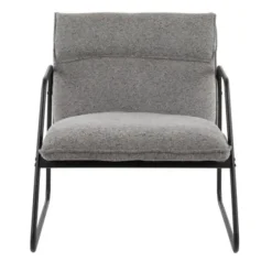 Accent Chairs-Kirkland's Home Axel Noise Industrial Accent Chair Gray