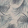 Outdoor Rugs-Kirkland's Home Azure Terrace Sun Shower Outdoor Area Rug, 7X9 Blue/Ivory