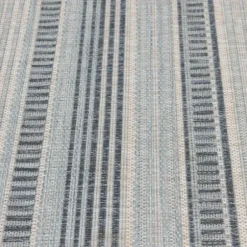 Outdoor Rugs-Kirkland's Home Azure Terrace Sun Shower Outdoor Area Rug, 5X8 Blue/Ivory