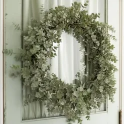 Wreaths-Kirkland's Home Baby Spiral Eucalyptus Wreath Green