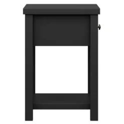 Accent & End Tables-Kirkland's Home Bailie Wooden Side Table Black