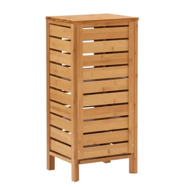 Bathroom Furniture-Kirkland's Home Bamboo Sumter Cabinet