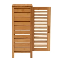 Bathroom Furniture-Kirkland's Home Bamboo Sumter Cabinet