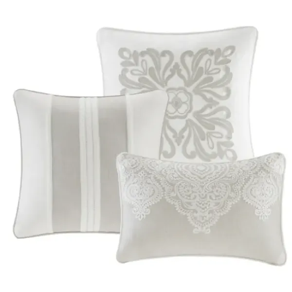 Comforters-Kirkland's Home Barely There 9-Pc. King Comforter Set Gray