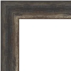 Decorative Mirrors-Kirkland's Home Bark Rustic Char Frame Beveled Mirror