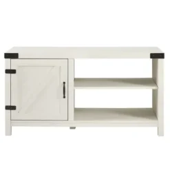 Tv Stands & Media Consoles-Kirkland's Home Barn Door Console Tv Stand White