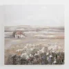 Canvas Art-Kirkland's Home Barn On The Meadow Canvas Art Print White/Gray/Brown