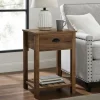 Accent & End Tables-Kirkland's Home Barnwood Country Accent Table Brown