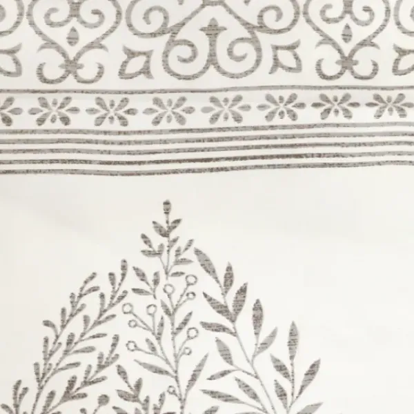 Curtains & Drapes-Kirkland's Home Basketweave Curtain Panel Set, 84 In White
