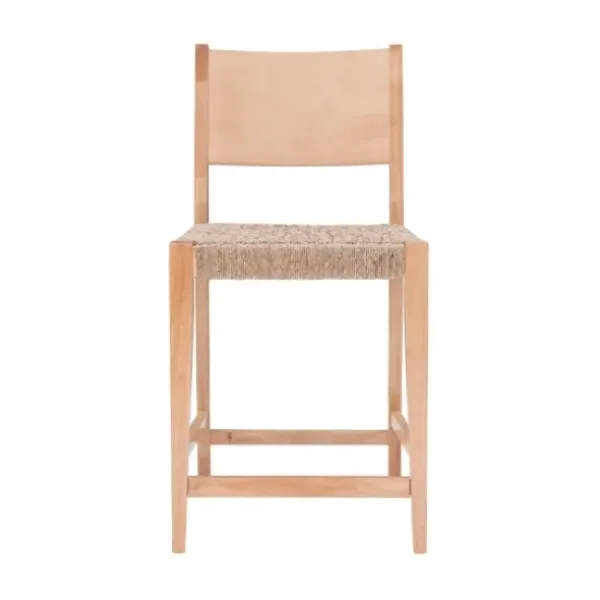Bar Stools & Counter Height Stools-Kirkland's Home Basketweave Seat Counter Stools, Set Of 2 Tan