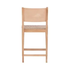 Bar Stools & Counter Height Stools-Kirkland's Home Basketweave Seat Counter Stools, Set Of 2 Tan