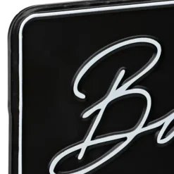 Wall Quotes & Signs-Kirkland's Home Bathroom Wash Brush Floss Flush Wall Plaque Black