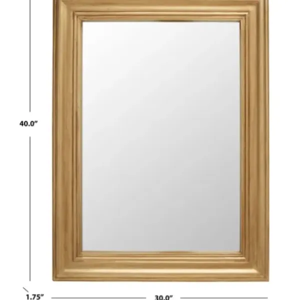Framed Mirrors-Kirkland's Home Bayleigh Classic Wall Mirror Gold