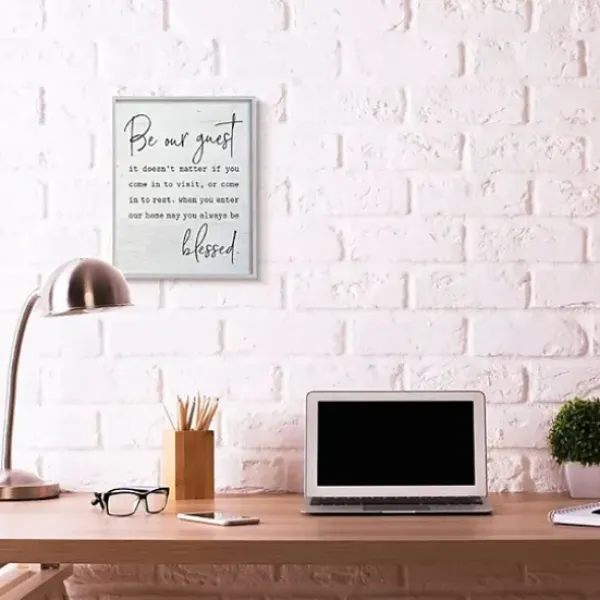 Wall Quotes & Signs-Kirkland's Home Be Our Guest Framed Wall Plaque White