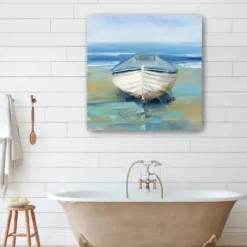 Canvas Art-Kirkland's Home Beach Dreamin Giclee Canvas Art Print Blue/Tan