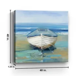 Canvas Art-Kirkland's Home Beach Dreamin Giclee Canvas Art Print Blue/Tan