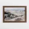 Framed Art-Kirkland's Home Beach Dunes Landscape Framed Art Print Gray
