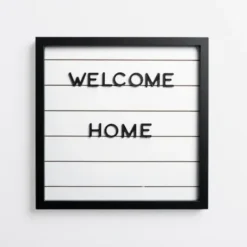 Memo & Chalkboards-Kirkland's Home Beach Framed Magnetic Board Blue/Gray